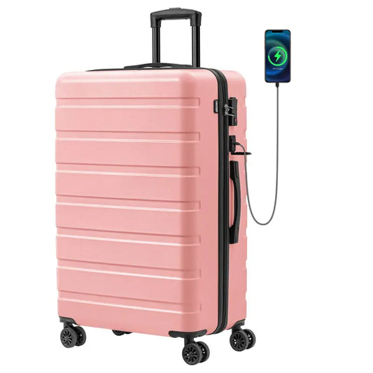 TechTraveler 28" Hardside USB Suitcase